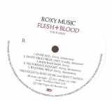 Roxy Music - Flesh and Blood, Label Replica Insert